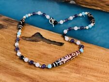 Tibetan Old Agate Dzi Bead Necklace picture