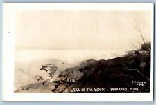 Warroad Minnesota MN Postcard RPPC Photo Lake Of The Woods Holland 19468 Vintage picture