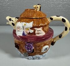Vintage Young's 1996 Noah's Ark Ceramic Teapot Collectible Animal Teapot 7