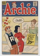 Archie 118 1961 GD VG Harry Lucey Veronica GGA Headlights Lipstick Kiss picture