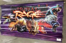 Vintage Orginal ATARI Primal Rage Store Display Promotional Banner 60”x 40” RARE picture