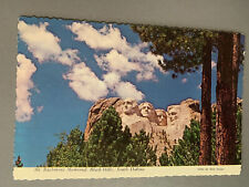 Vintage Mount Rushmore Memorial Black Hills South Dakota Postcard 50s 60s 70s Mt picture