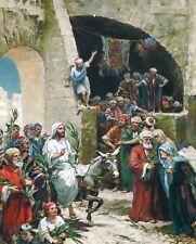 Catholic print picture - Jesus Enters Jerusalem 2T - 8