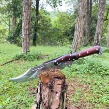Custom Handmade Carbon Steel Blade Survival Bowie Knife | Hunting Knife Camping picture