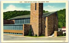 Postcard - First Baptist Church, Gatlinburg, Tennessee picture