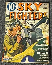 Sky Fighters Pulp March 1943 Vol. 29 RARE picture