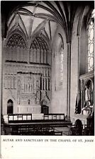 Altar and Sanctuary in the Chapel of St. John Washington DC Cathedral Postcard picture