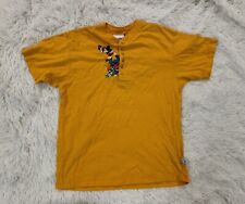 Disney Store Vintage 90s yellow Henley Mickey & Friends Embroidery - Medium picture