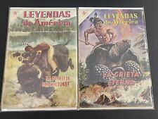 Leyendas De America, Lot of 2 Rare Mexican Comics: Cherokee & Grieta. Mid Golden picture