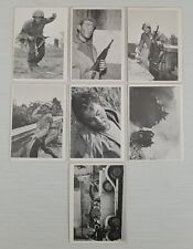 Seven Different 1963 Donruss Combat TV Series B&W Non-Sport Trading Cards picture