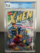 X-MEN #1 DELUXE EDITION CGC 9.6 GRADED 1ST ACCOLYTES JIM LEE ART 1ST OMEGA RED picture