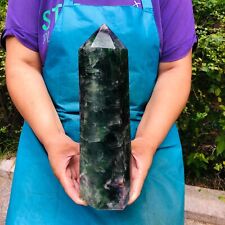 7.63LB Natural Green Coloured Fluorite Pillars Mineral Specimens Healing 1891 picture