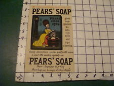 Vintage 1889 PEARS' SOUP AD of 1789 ad, very cool,  picture