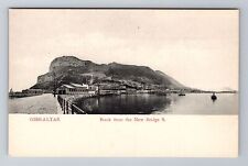 Gibraltar, Rock From The New Bridge, Antique, Vintage Postcard picture