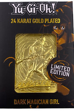 Yu-Gi-Oh - Limited Edition 24K Gold Plated Collectible - Dark Magician Girl picture