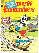 New Funnies #89 Dell Comics 1944 G+ 2.5  detached centerfold Andy Panda picture