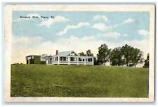 1920 Exterior View Country Club Building Dixon Illinois Antique Vintage Postcard picture
