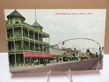 The Boulevard Revere Beach MA Postcard 1910 picture