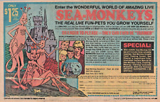 VINTAGE PRINT ADVERTISING SEA MONKEYS REAL LIVE FUN-PETS YOU GROW YOURSELF 1978 picture