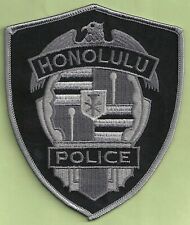 HONOLULU HAWAII POLICE TACTICAL SHOULDER PATCH GRAY picture