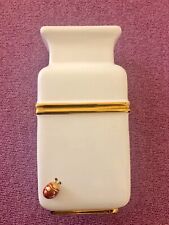Ladybug Ceramic small Vase golden band Eva Design Gruppo Otto. Italy picture