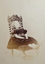 Victorian Photo CDV Girl Possible Postmortem Death ? Gush & Ferguson London  picture