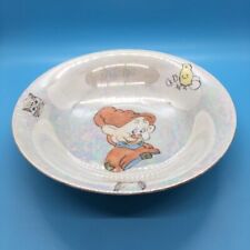 Snow White’s Dopey iridescent Vintage Childs Bowl - Disneyana - Very Rare picture