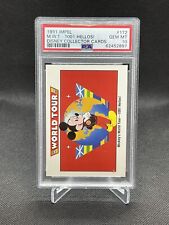 1991 Impel Disney Mickey Mouse Mickey's World Tour 1001 Hellos PSA 10 Gem Mint picture