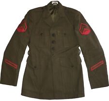 VTG U.S.M.C. Jacket Men 38s Military Green 8405-01-279-5611 Sempre Fedlis EUC picture