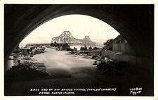 SAN FRANCISCO RPPC - EAST END OF BAY BRIDGE TUNNEL - YERBA BUENA - PIGGOTT picture