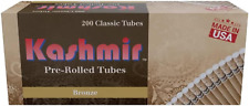 Pre-Rolled Tubes Natural Clean & Smooth Taste Highest Quality Paper Bronze 200ct picture