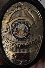 Private Investigator Detective Emblem Vintage LAPD Style Magnum PI Tv Prop picture