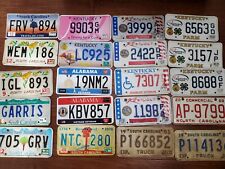 Large lot Of 20 License Plates  picture