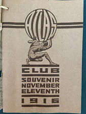 1916 Atlas Club Souvenir Number Eleventh Chicago Youth Advertising John Bain picture