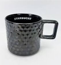 Starbucks Limited Edition 2019 Black Metallic Dimple 12 Ounce Ceramic Coffee Mug picture