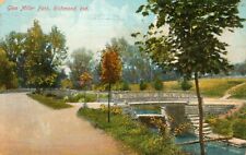 RICHMOND, INDIANA, Glen Miller Park 1911 Antique POSTCARD Druckchrome Germany picture
