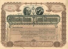 Kentucky Union Land Co. - Stock Certificate - General Stocks picture