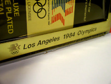 NOS 1984 Olympics Los Angeles License Frame Deluxe Chrome Plated Metal New picture