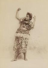 1894 Native Girl of Samoa Albumen Photograph by Isaiah West Taber picture