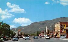 HEBER CITY Utah Main Street Scene First Security Bank c1950s Vintage Postcard picture