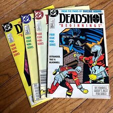 (4) DEADSHOT comic books VINTAGE 1988 DC Comics COMPLETE SERIES picture