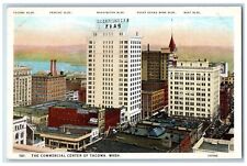 c1920s The Commercial Center Of Tacoma Washington Bldg. Rust Bldg. WA Postcard picture