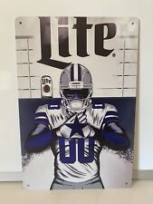 Miller Lite Dallas Cowboys Metal Sign - NFL - National Football League picture