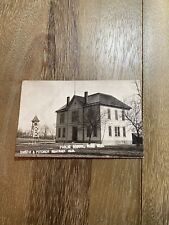 RPPC Public School Roca Nebraska 1908 Photo Postcard picture