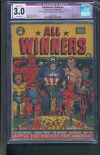 All Winners Comics 4 CGC 4.0 OW Pgs Restored Classic War Cover picture