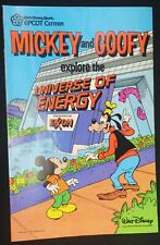 1985 Disney Epcot Mickey and Goofy Explore the Universe of Energy Exxon Comic picture