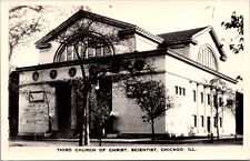 Real Photo Postcard Third Church of Christ Scientist in Chicago, Illinois picture