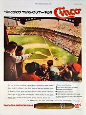 1946 Cinco Cigar Full Page Vintage Print Ad Yankee Stadium 