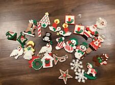 vintage needlepoint christmas ornaments picture