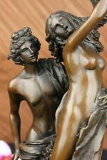 Handcrafted Apollo and Daphne Greek Mythology Bronze Statue MarbleBase Decorativ picture